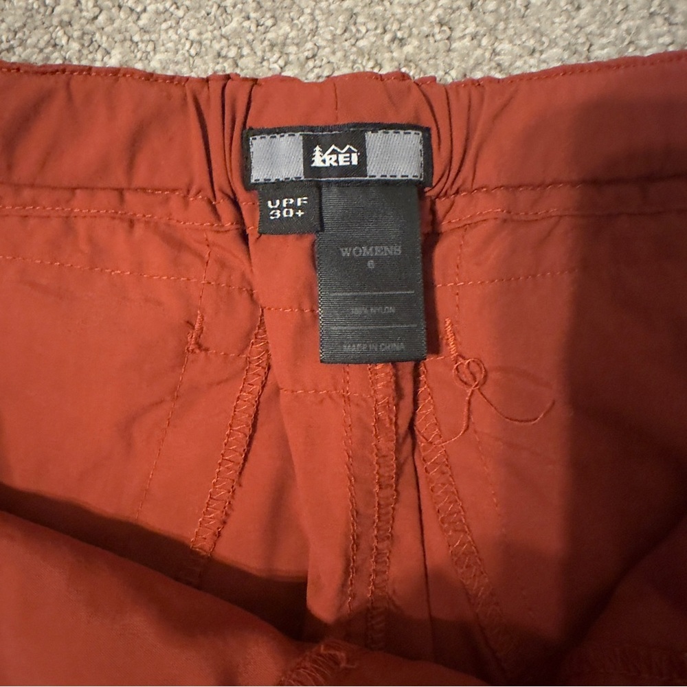 REI Quick Dry Belted Cargo Skirt (UPF 30) in Red Rust - Picture 6 of 8